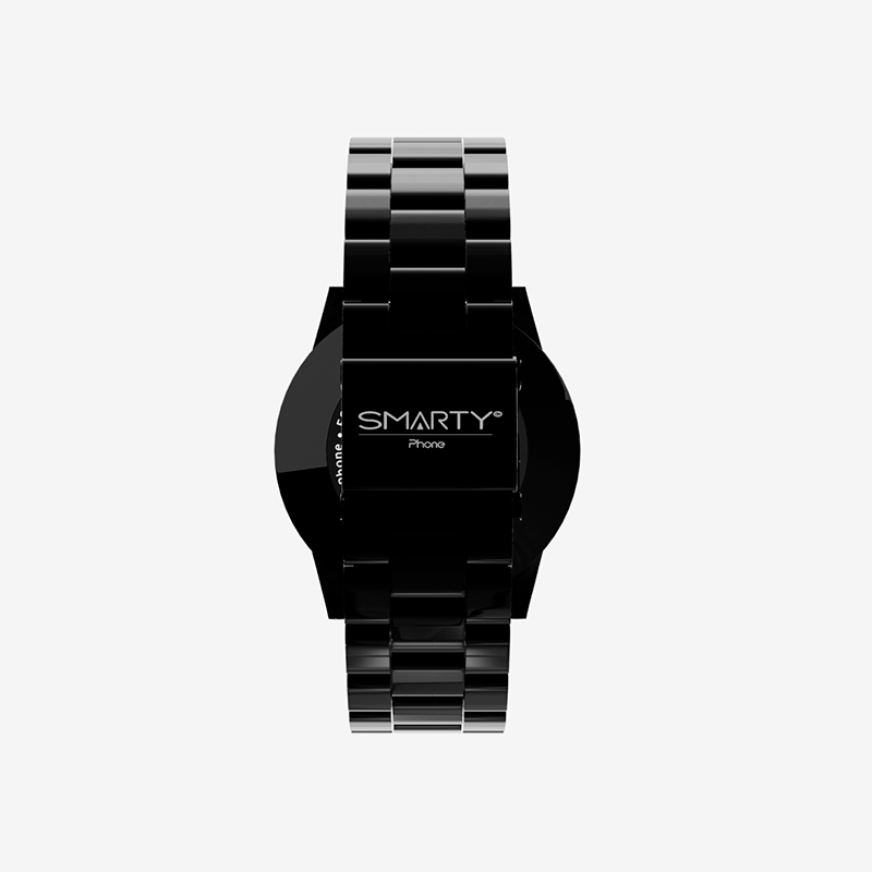 Elegante homme noire cadrant noir 2