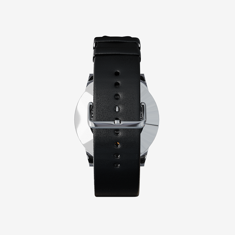 classique homme noir cadran gris 2