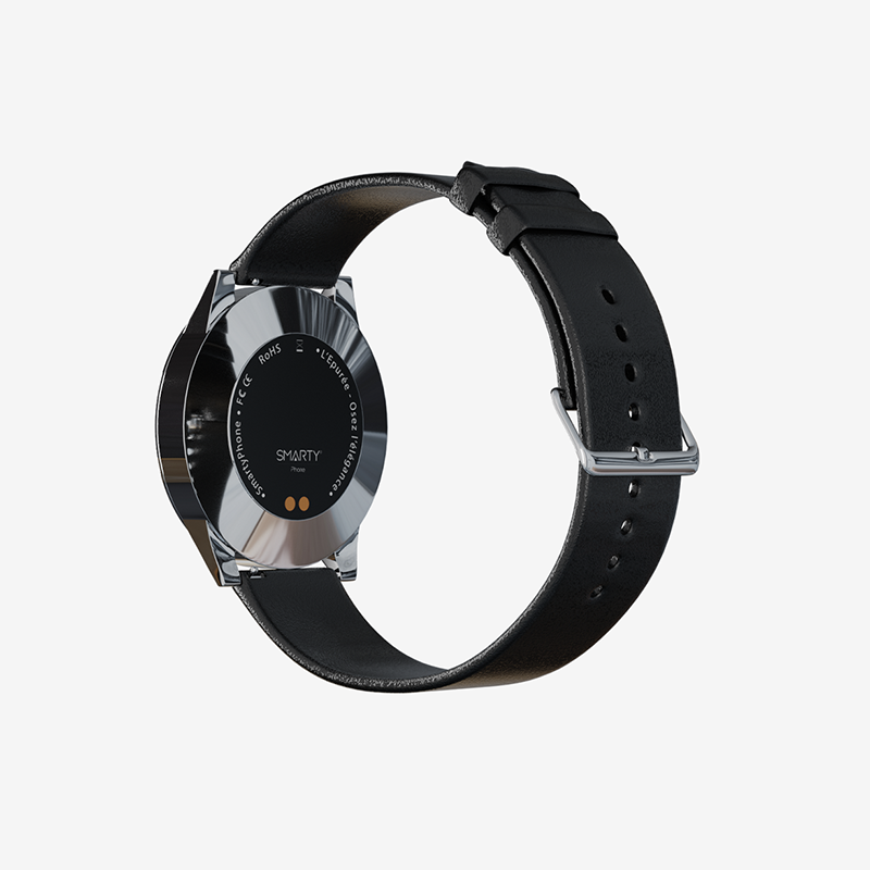 classique homme noir cadran gris 4