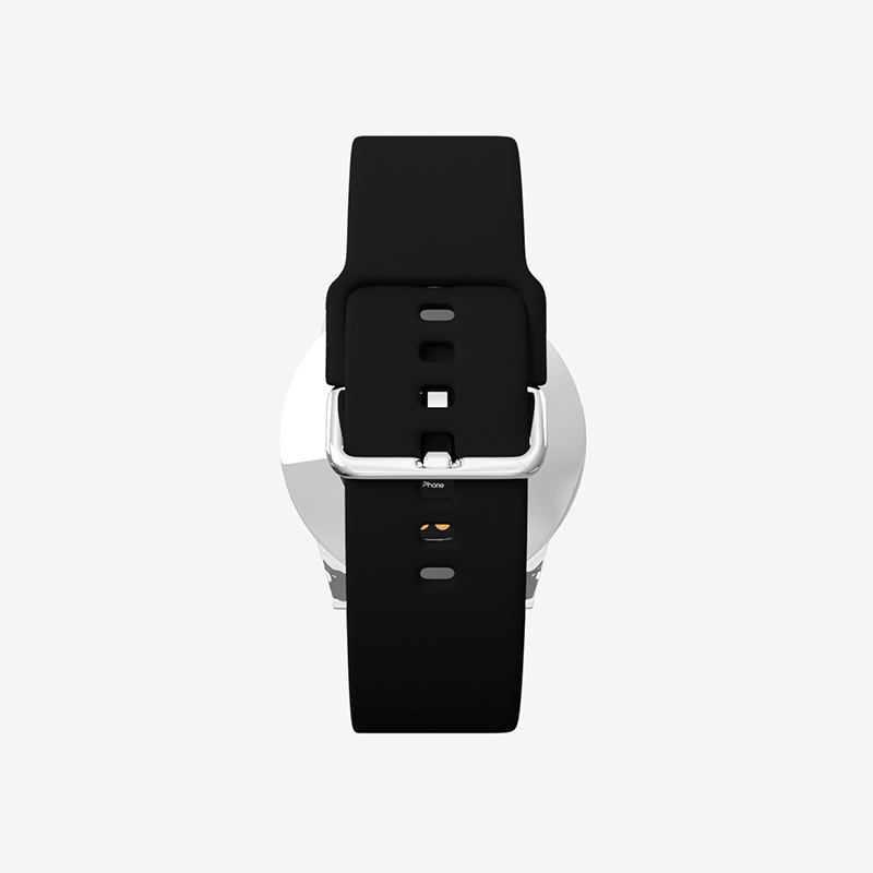 sportive homme noire cadran gris 2