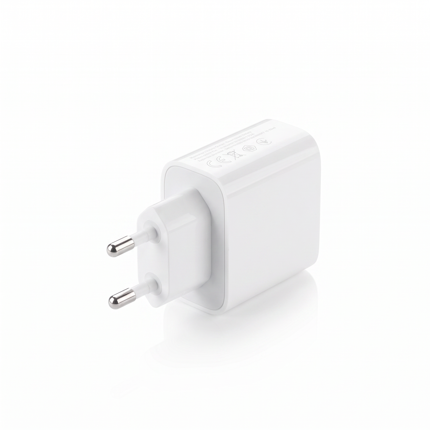 Boîtier de charge Smartyphone, vu de dos avec la prise européenne