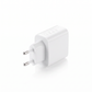 Boîtier de charge Smartyphone, vu de dos avec la prise européenne