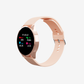 La Sportive, cadran or rose, bracelet sport rose