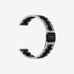 Bracelet grosse maille noir gris 4